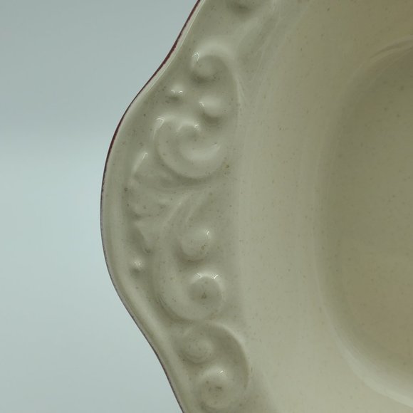 Pfaltzgraff Weir In Your Kitchen Cayenne Oval Appetizer Plates Individual Bakers - Picture 3 of 6
